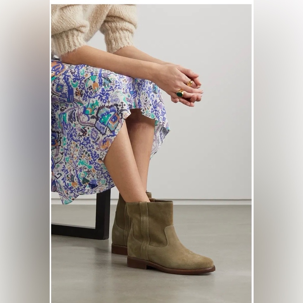Isabel Marant taupe Ankle Boots